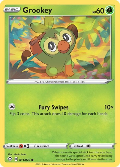 SHF: Grookey (Reverse Holofoil)