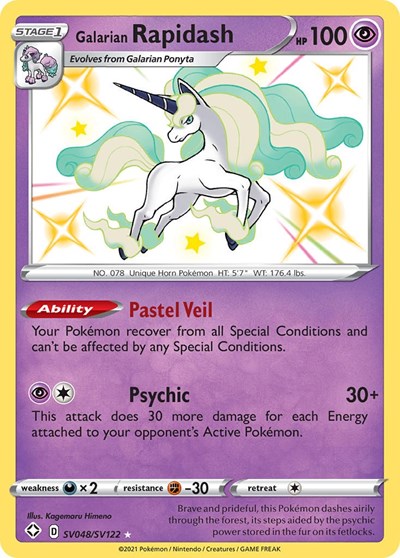 SHFSV: Galarian Rapidash (Holofoil)