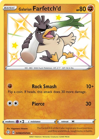 SHFSV: Galarian Farfetch'd (Holofoil)