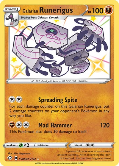SHFSV: Galarian Runerigus (Holofoil)