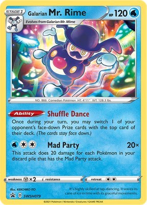 SWSD: Galarian Mr. Rime - SWSH079 (Holofoil)