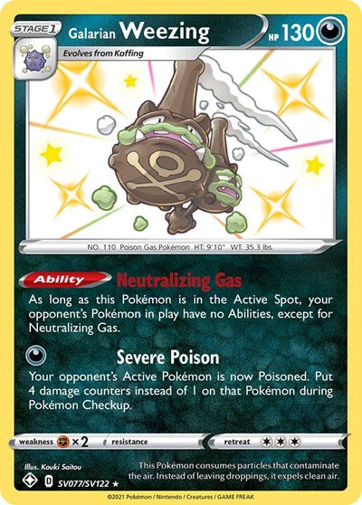 SHFSV: Galarian Weezing (Holofoil)