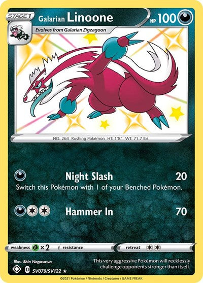SHFSV: Galarian Linoone (Holofoil)