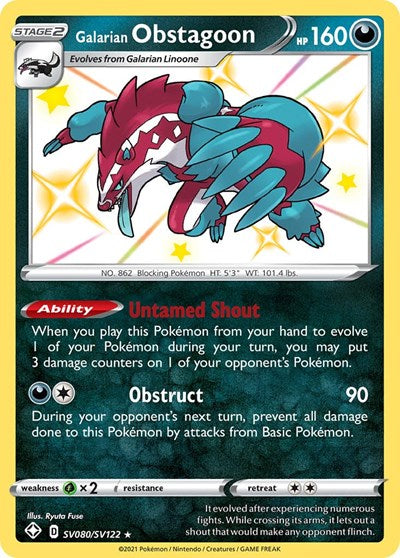 SHFSV: Galarian Obstagoon (Holofoil)