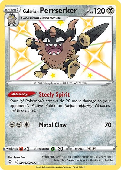 SHFSV: Galarian Perrserker (Holofoil)