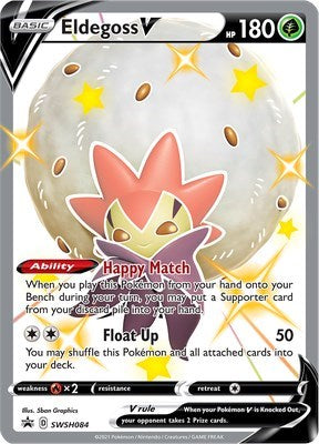 SWSD: Eldegoss V - SWSH084 (Holofoil)