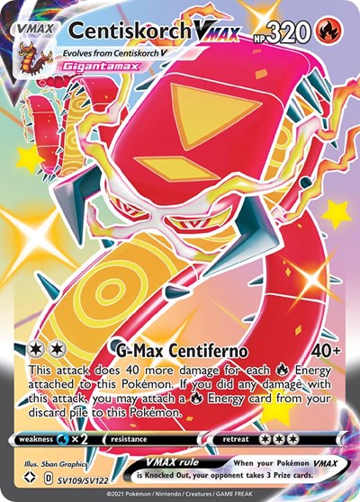 SHFSV: Centiskorch VMAX (Holofoil)