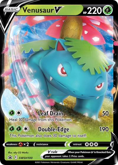 SWSD: Venusaur V - SWSH100 (Holofoil)