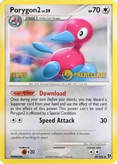 PR: Porygon2 - 49/106 (Prerelease) [Staff]