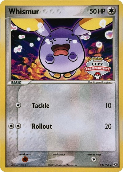 PR: Whismur - 73/106 (City Championships)