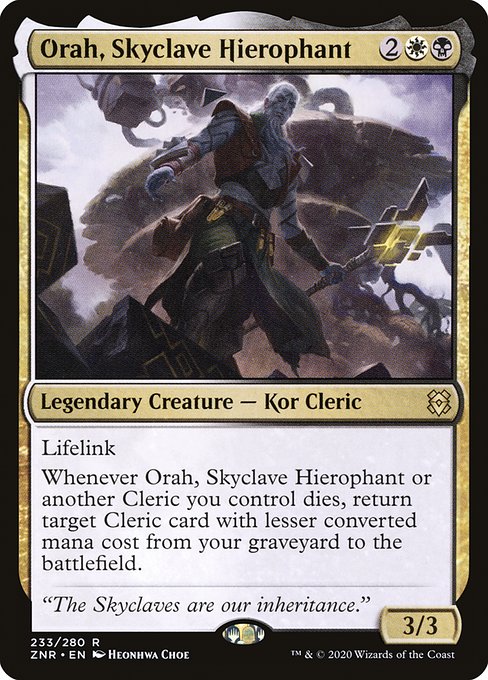 ZNR: Orah, Skyclave Hierophant