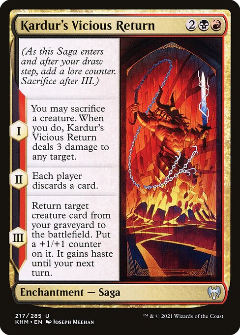 KHM: Kardur's Vicious Return (Foil)