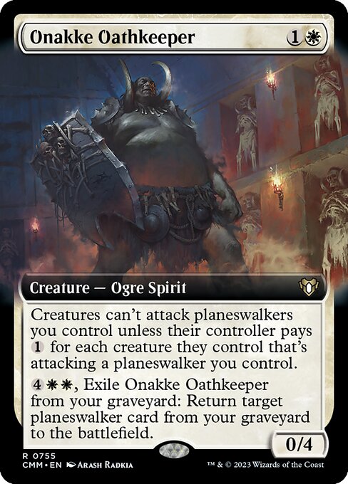 CMM: Onakke Oathkeeper (Extended Art) (Foil)