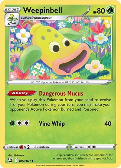 SWSH05: Weepinbell (Reverse Holofoil)