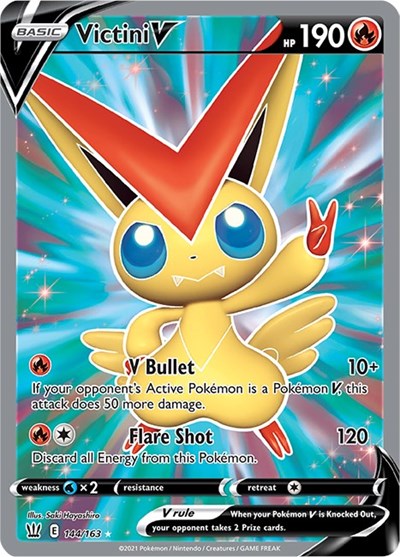 SWSH05: Victini V (Full Art) (Holofoil)
