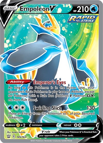SWSH05: Empoleon V (Full Art) (Holofoil)