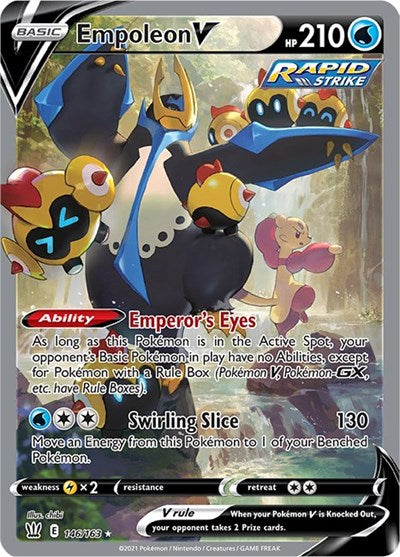 SWSH05: Empoleon V (Alternate Full Art) (Holofoil)