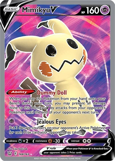 SWSH05: Mimikyu V (Full Art) (Holofoil)