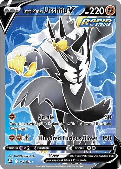 SWSH05: Rapid Strike Urshifu V (Full Art) (Holofoil)