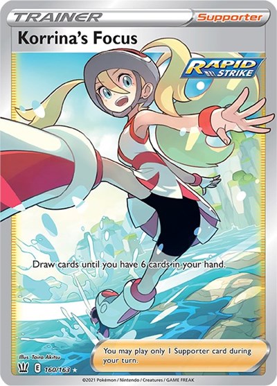 SWSH05: Korrina's Focus (Full Art) (Holofoil)