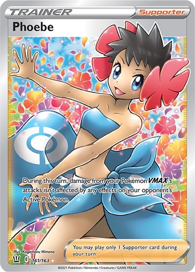 SWSH05: Phoebe (Full Art) (Holofoil)