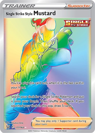 SWSH05: Single Strike Style Mustard (Secret) (Holofoil)
