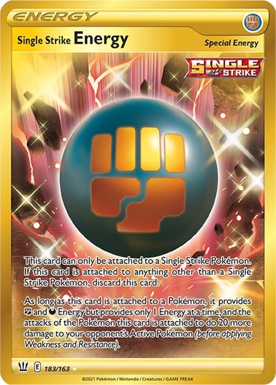 SWSH05: Single Strike Energy (Secret) (Holofoil)