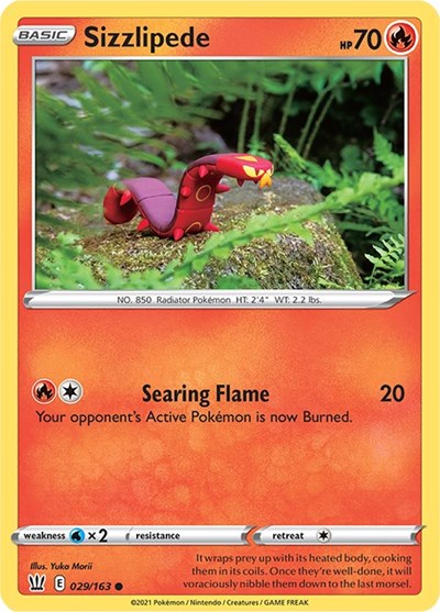 SWSH05: Sizzlipede (Reverse Holofoil)
