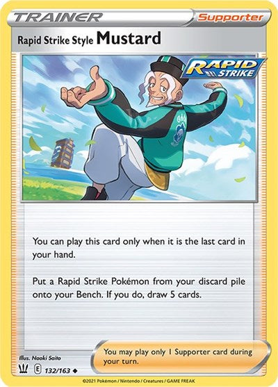 SWSH05: Rapid Strike Style Mustard (Reverse Holofoil)