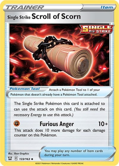 SWSH05: Single Strike Scroll of Scorn (Reverse Holofoil)
