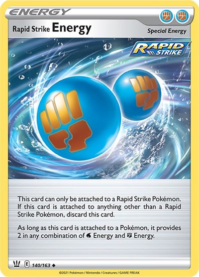 SWSH05: Rapid Strike Energy (Reverse Holofoil)