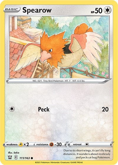 SWSH05: Spearow (Reverse Holofoil)