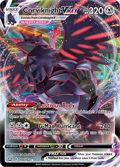 SWSH05: Corviknight VMAX (Holofoil)