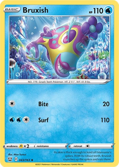 SWSH05: Bruxish (Reverse Holofoil)