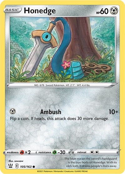 SWSH05: Honedge (Reverse Holofoil)