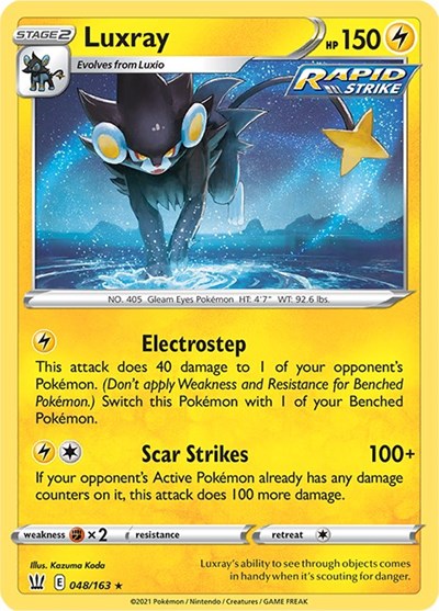 SWSH05: Luxray (Holofoil)