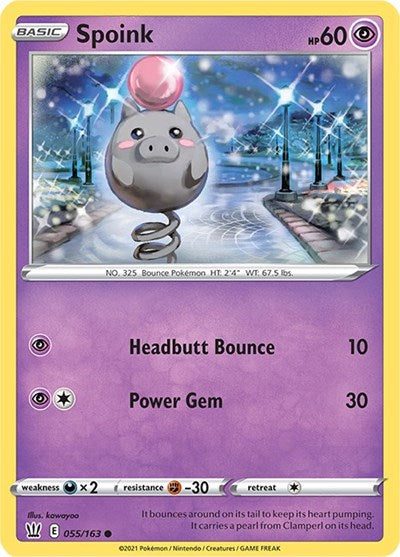 SWSH05: Spoink (Reverse Holofoil)