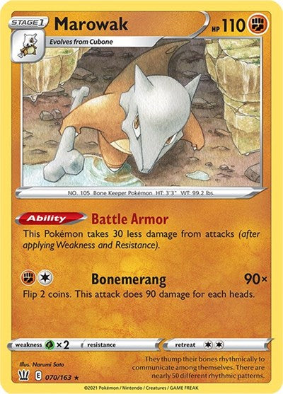 SWSH05: Marowak (Reverse Holofoil)