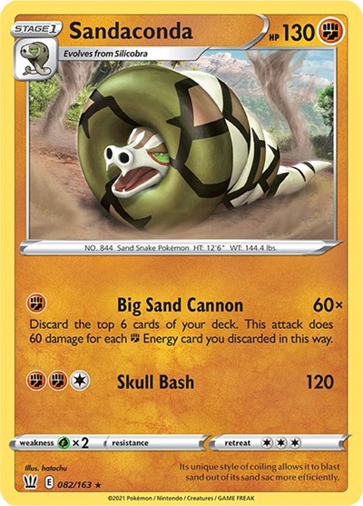 SWSH05: Sandaconda (Holofoil)