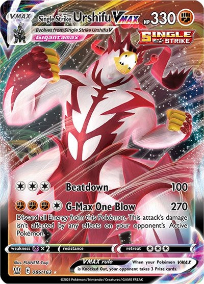 SWSH05: Single Strike Urshifu VMAX (Holofoil)