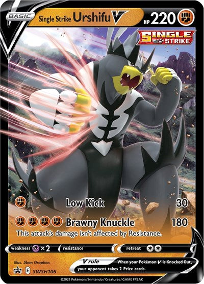 SWSD: Single Strike Urshifu V - SWSH106 (Holofoil)
