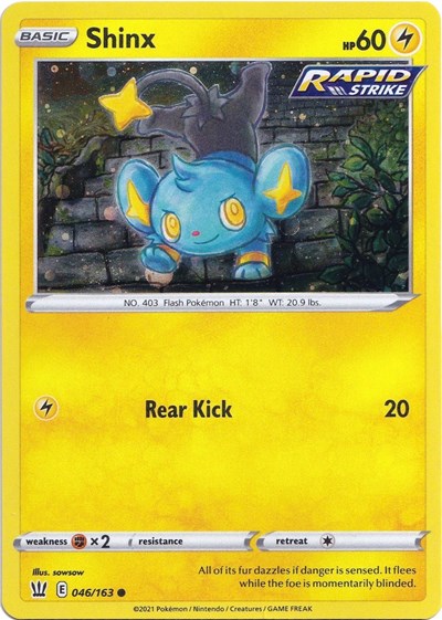 MCAP: Shinx - 046/163 (Cosmos Holo) (Holofoil)