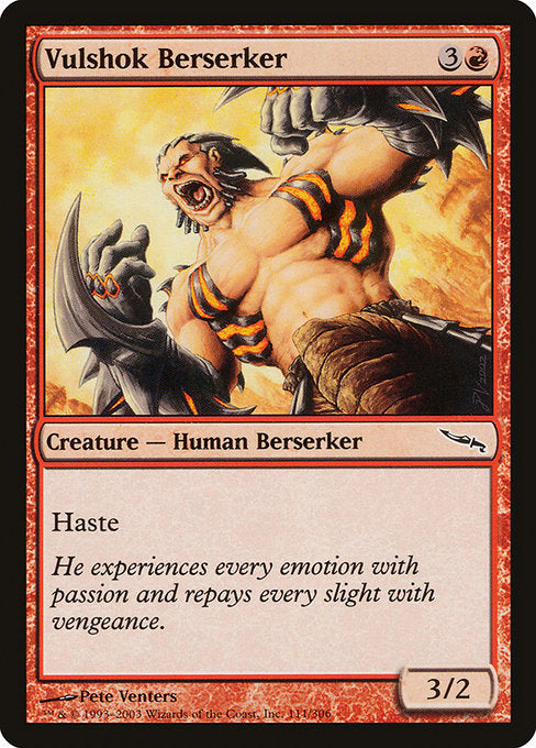 MRD: Vulshok Berserker (Foil)