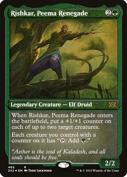 2X2: Rishkar, Peema Renegade (Foil Etched)