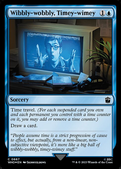 WHO: Wibbly-wobbly, Timey-wimey (Surge Foil)