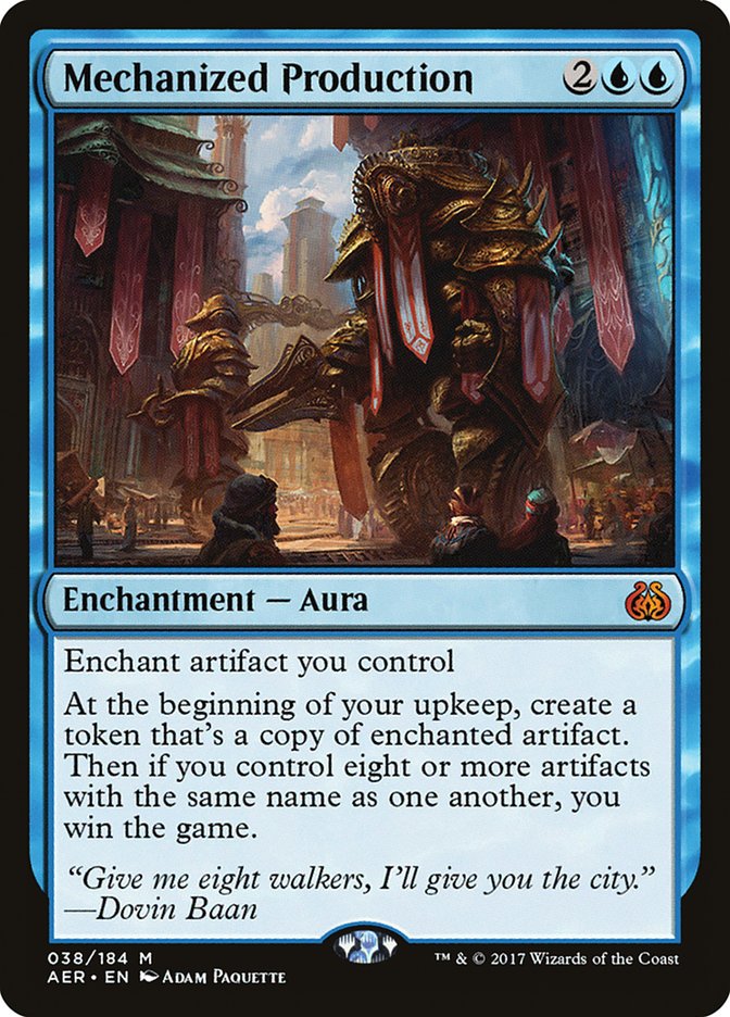 Mechanized Production [Foil] :: AER