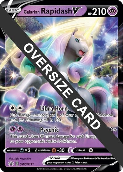 PR: Galarian Rapidash V - SWSH111 (Holofoil)