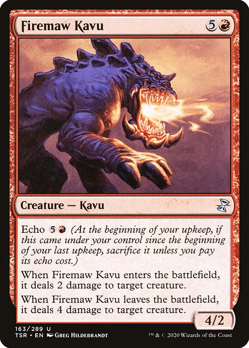 TSR: Firemaw Kavu (Foil)