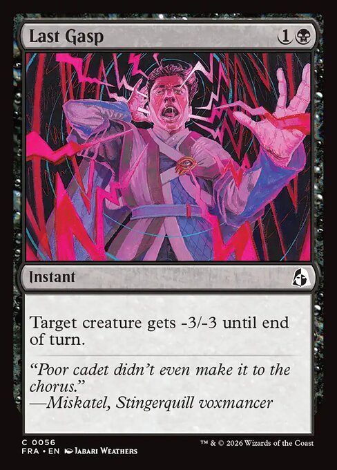 FRA: Last Gasp