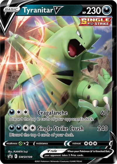 SWSD: Tyranitar V - SWSH109 (Holofoil)